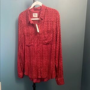 Anthro Sammie printed buttondown by Holding Horses